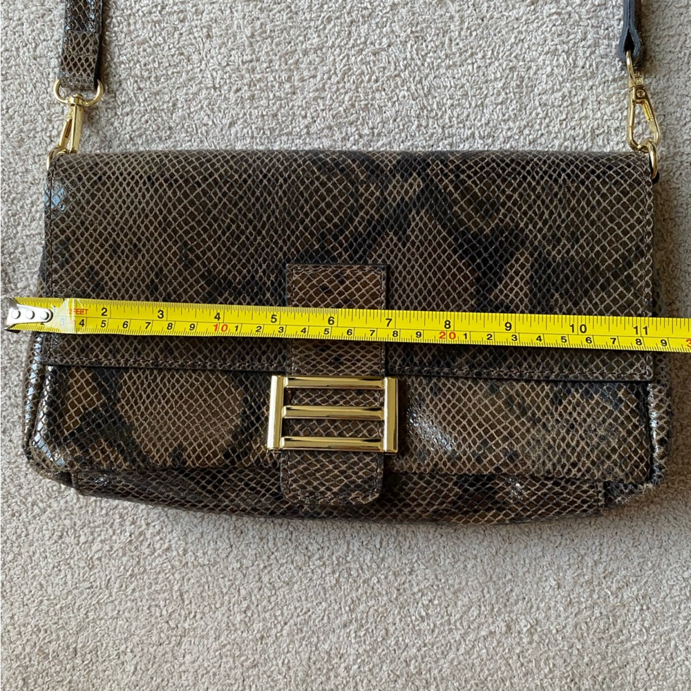 Divina Firenze Brown snake print purse - Picture 5 of 9